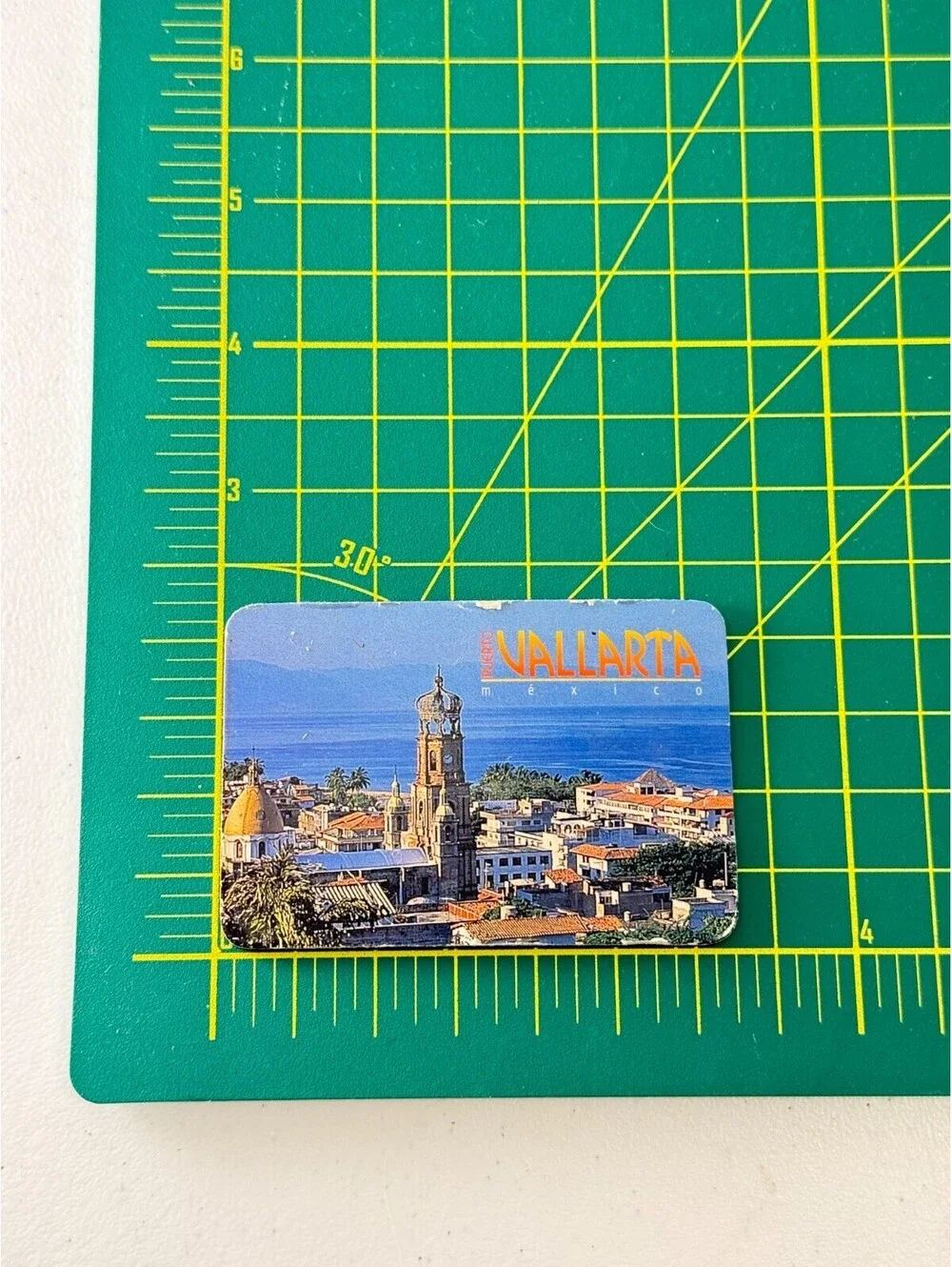 2 pc Lot Vintage Mexico Magnets Cozumel & Puerto Vallarta Mexico Travel Souvenir